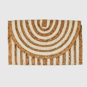 Straw Clutch Purse